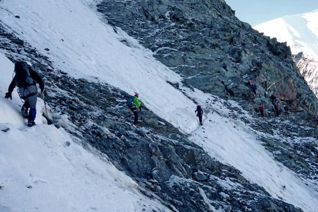 Mont Blanc: Ανάβαση στα καταφύγια Tête Rousse και Goûter
