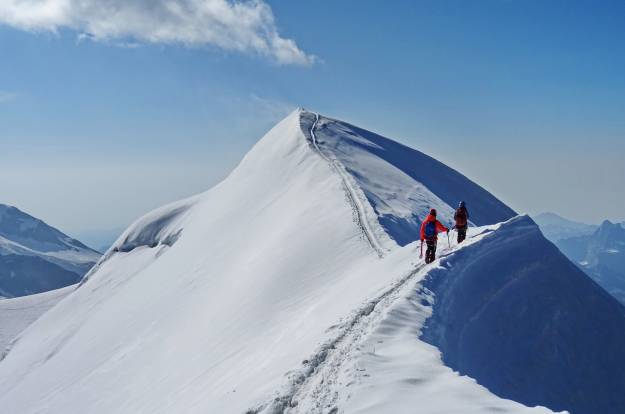 Ιταλικές Άλπεις: Ανάβαση στην κορυφή Castor (4228 m.)