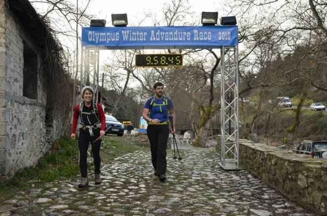 Συμμετοχή δύο αθλητών του Ε.Ο.Σ. Καβάλας στον 1ο αγώνα Olympus Winter Adventure Run